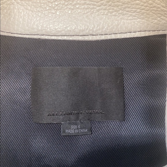 COPY - Alexander Wang Cellophane White Leather Vest - Picture 3 of 11